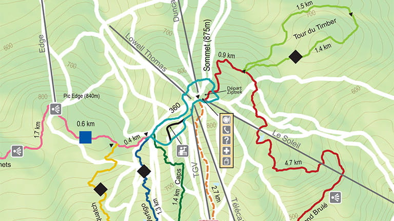 Mont Tremblant Hiking Trails Ski Trails & Hiking Maps | Driving Directions To Mont-Tremblant