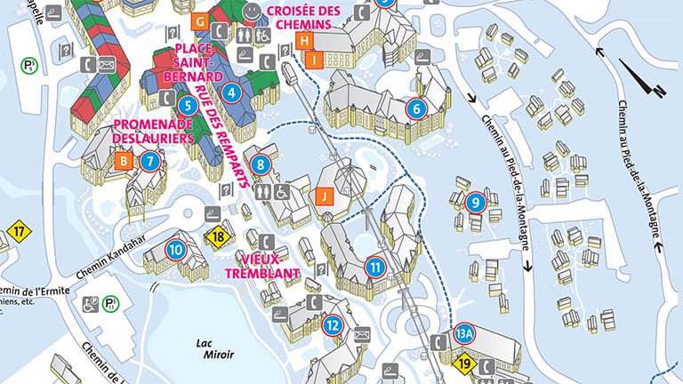 Mont Tremblant Pedestrian Village Map Pedestrian Village | Group Experiences, Reinvented By Tremblant