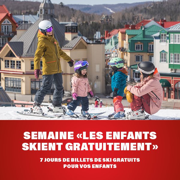 Semaine Les enfants skient gratuitement