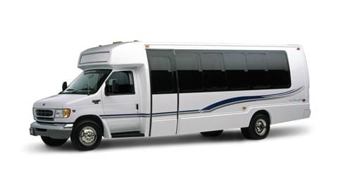 Airport transportation minibus