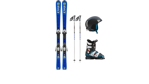 Junior Complete Ski Set Rental