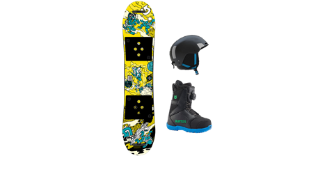 Junior Complete Snowboard Set Rental