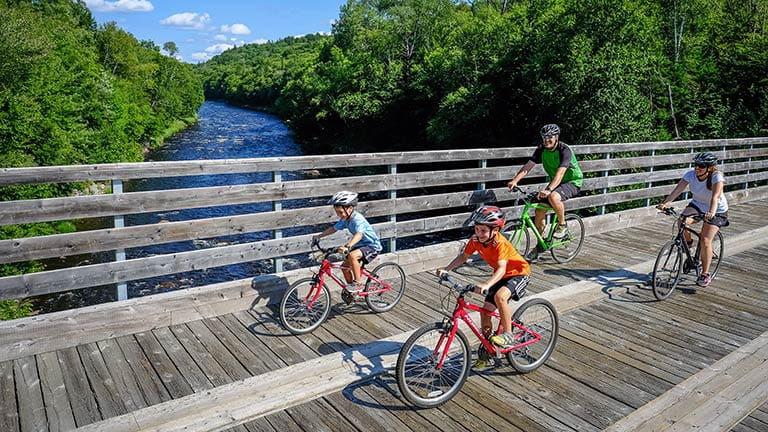 Biking Tremblant