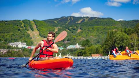 Kayaking Lac Tremblant