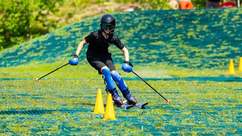 Summer Skiing Lesson