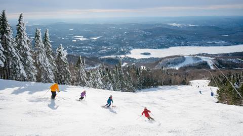 Skiing Tremblant